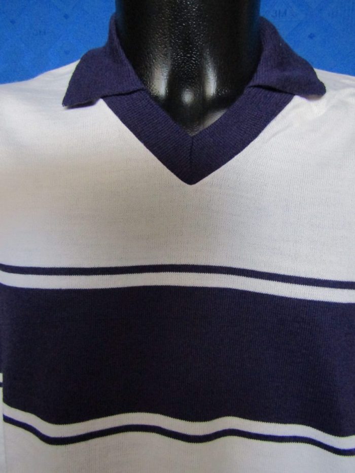 Maglia calcio lana vintage manica corta modello FIORENTINA anni 80 bianca - immagine 3