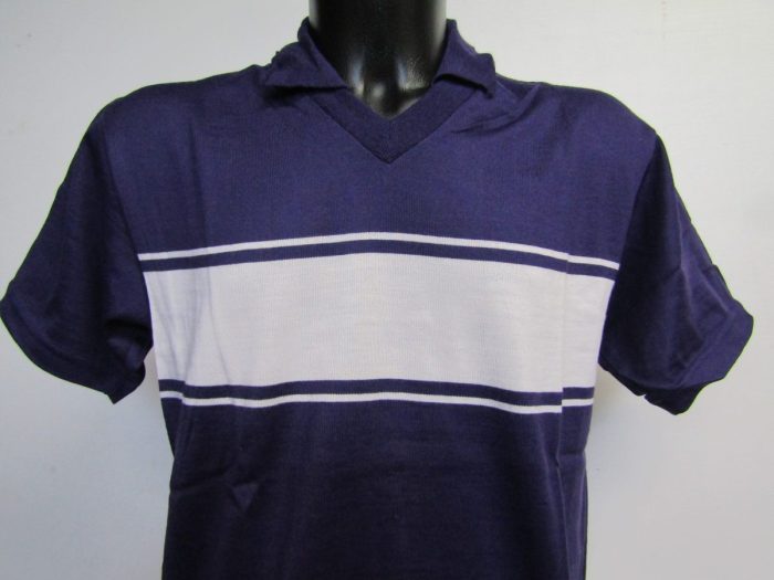 Maglia calcio lana vintage manica corta modello FIORENTINA anni 80 viola - immagine 2