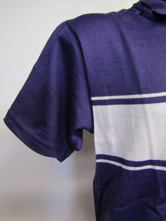 Maglia calcio lana vintage manica corta modello FIORENTINA anni 80 viola - immagine 4