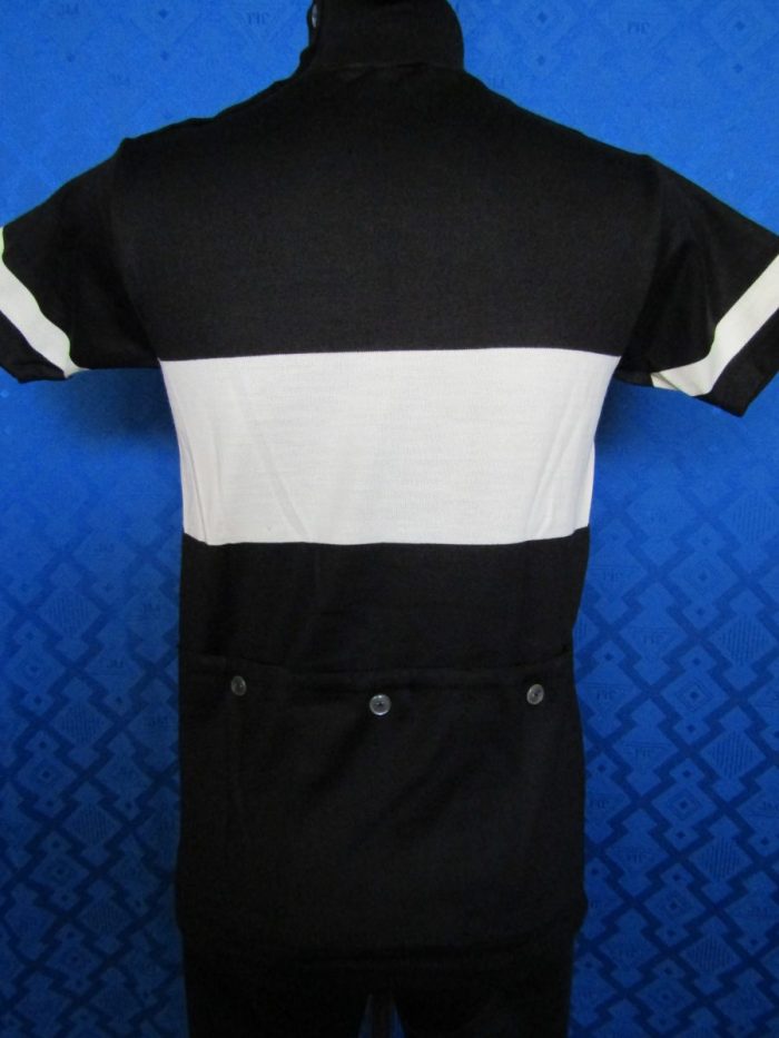MAGLIA LANA ANNI 20'/30' NERA FASCIA BIANCA - immagine 5