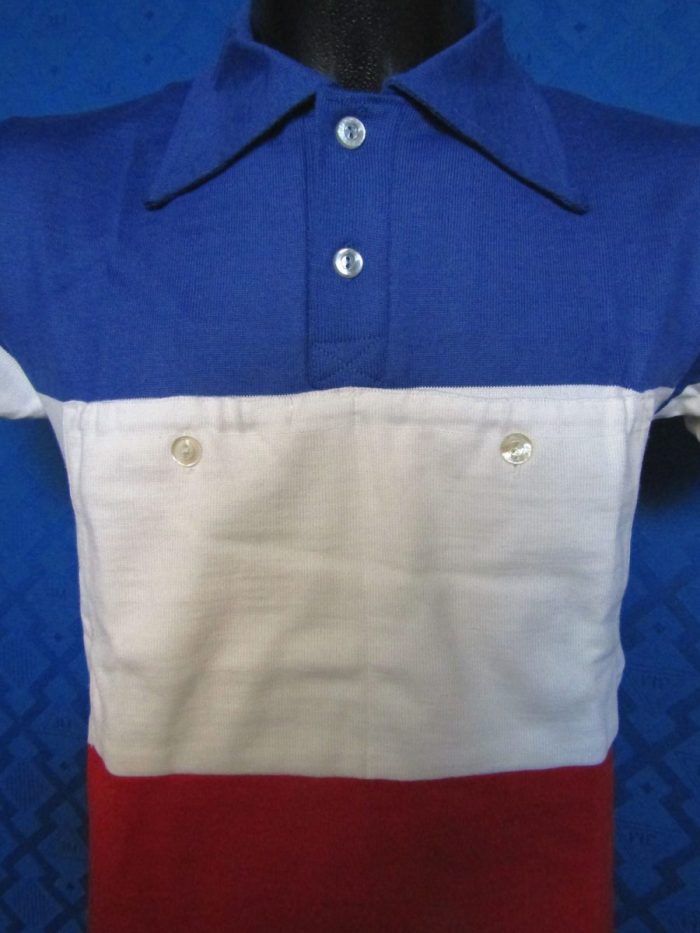 MAGLIA LANA ANNI '40/50 TRICOLORE FRANCESE - immagine 3