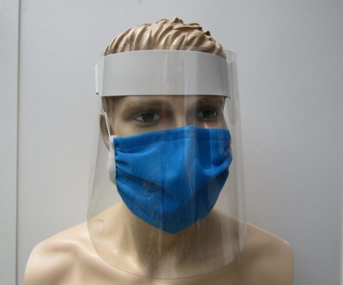 Visiera in PET alimentare singola