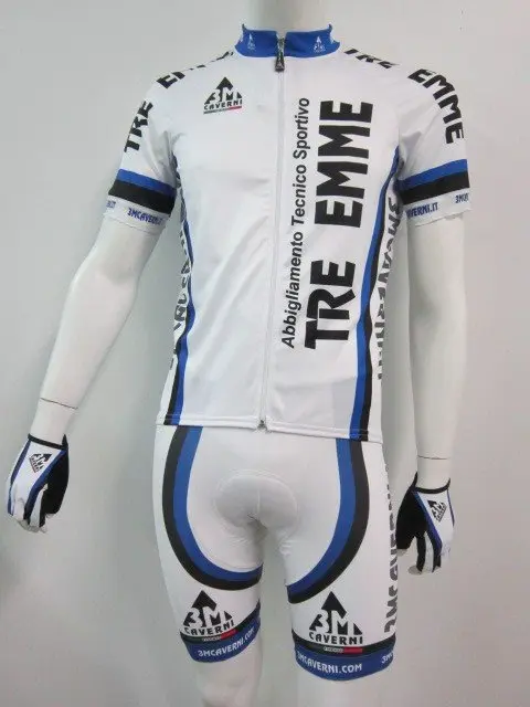 Maglia manica corta estiva tre emme bianca silveraid