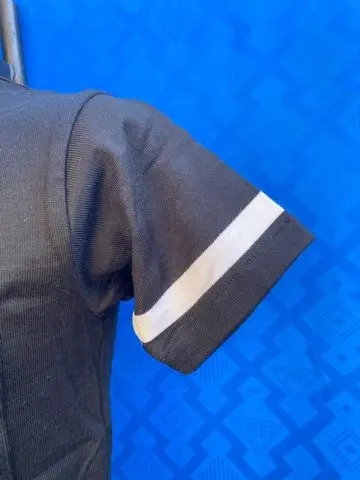 MAGLIA LANA ANNI '40/50 NERA RIGO BIANCO MANICA - immagine 3