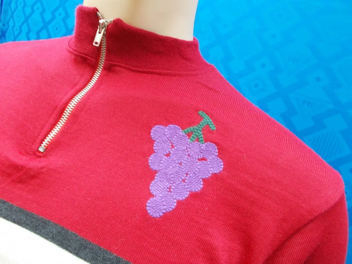 Maglia Ciclismo Vintage “Montalcino” anni 70 – Lana Merino - immagine 5
