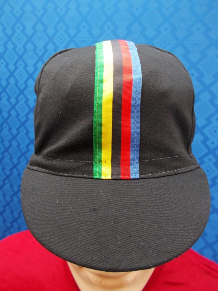 Cappellino Ciclismo vintage Estivo IRIDATO nero - immagine 6