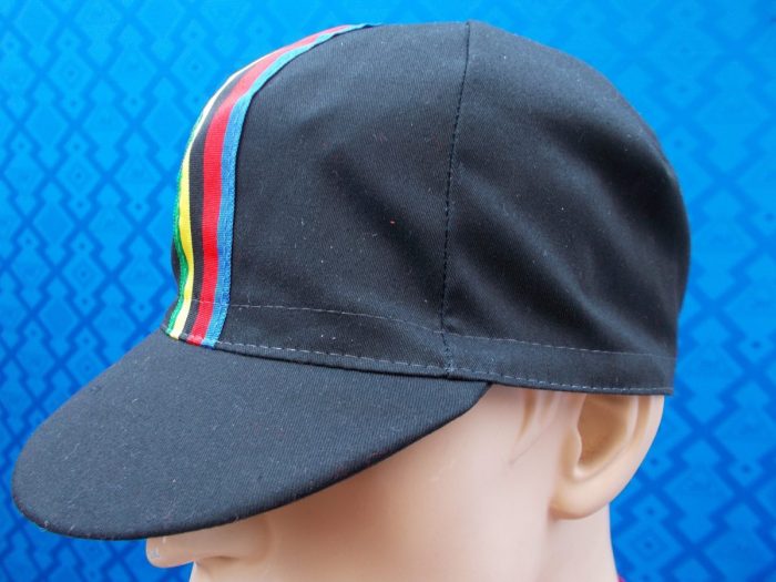Cappellino Ciclismo vintage Estivo IRIDATO nero - immagine 4