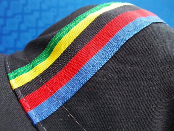 Cappellino Ciclismo vintage Estivo IRIDATO nero - immagine 2