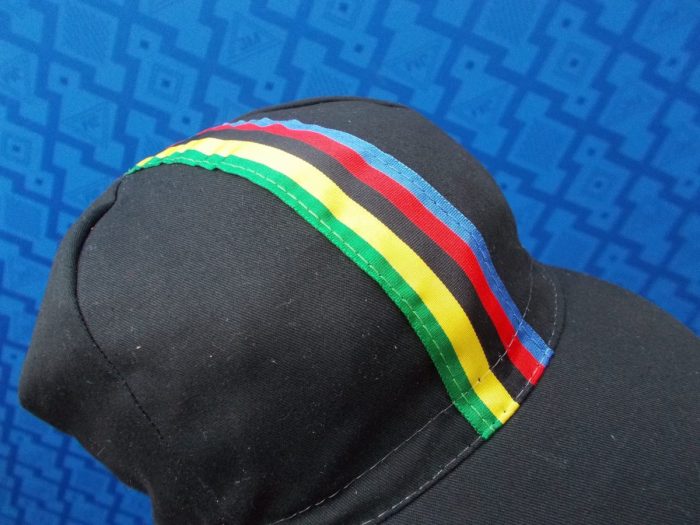 Cappellino Ciclismo vintage Estivo IRIDATO nero - immagine 5