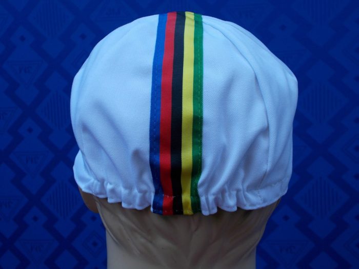 Cappellino Ciclismo vintage Estivo IRIDATO bianco - immagine 9