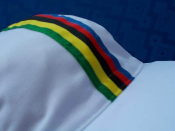 Cappellino Ciclismo vintage Estivo IRIDATO bianco - immagine 5