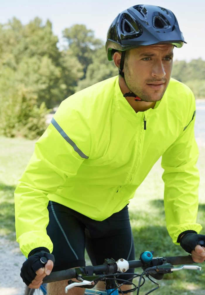 GIACCA A VENTO UNISEX GIALLO FLUO