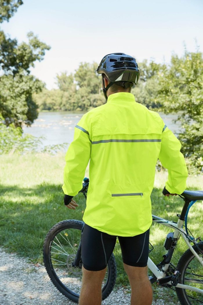 GIACCA A VENTO UNISEX GIALLO FLUO - immagine 2