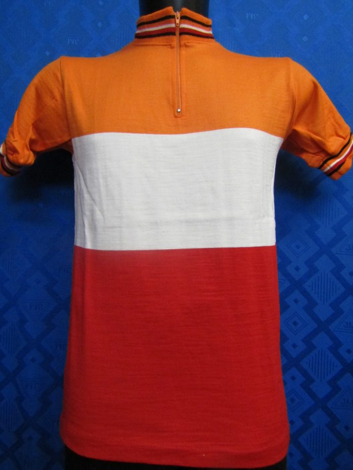MAGLIA LANA ANNI 70' ARANCIONE, BIANCA E ROSSA