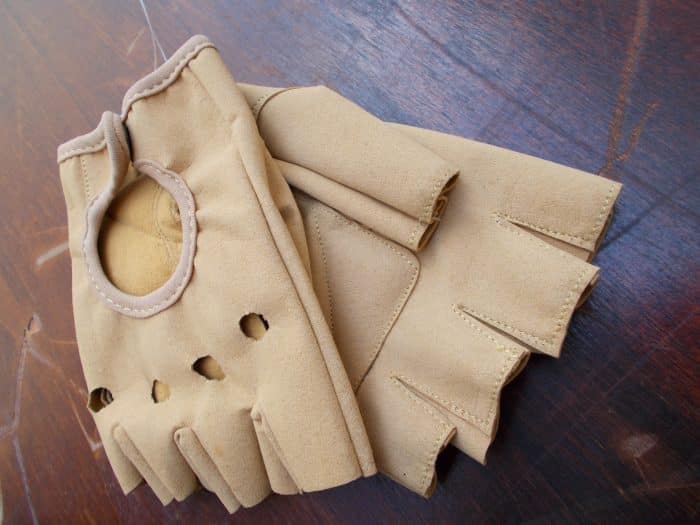 GUANTINO PELLE RIGIDA BEIGE