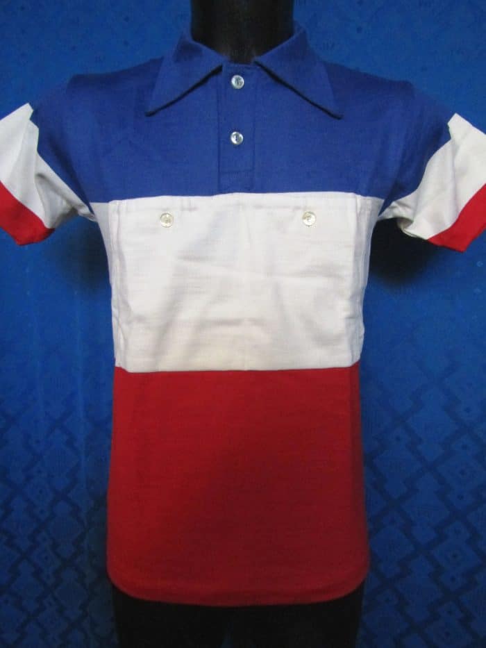 MAGLIA LANA ANNI '40/50 TRICOLORE FRANCESE