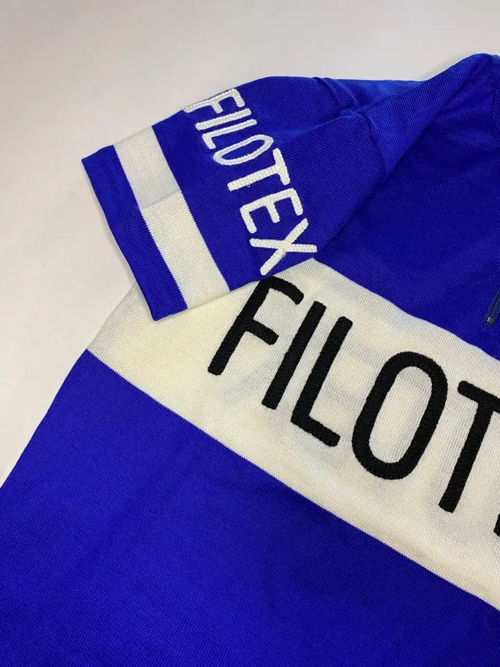 MAGLIA LANA ANNI 70' CON RICAMO FILOTEX - immagine 2