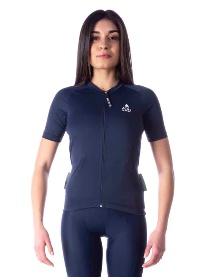 Maglia Manica Corta Donna Zip Lunga 3tasche - immagine 7