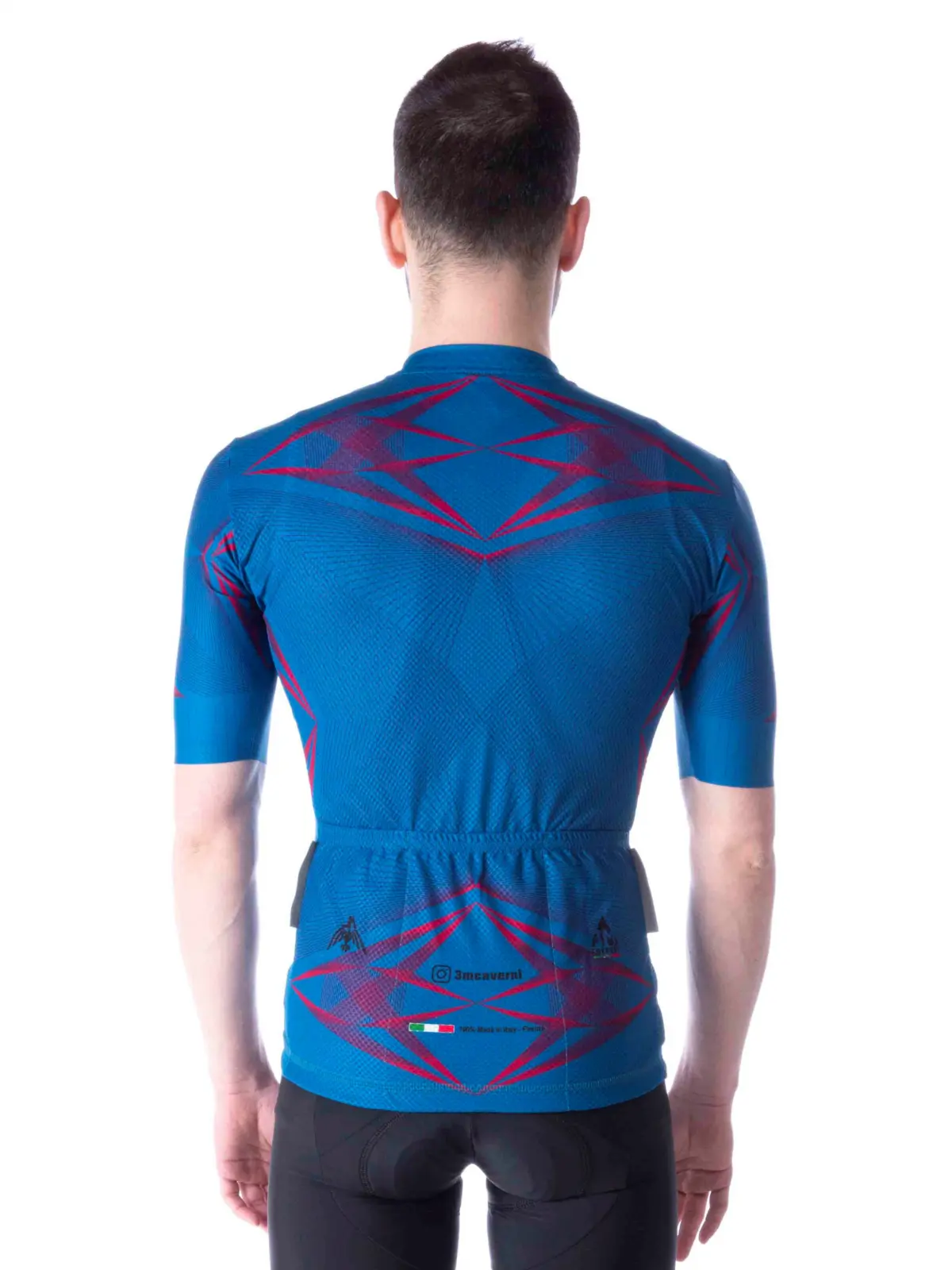 Maglia Manica Corta Geometric Turchese - immagine 2