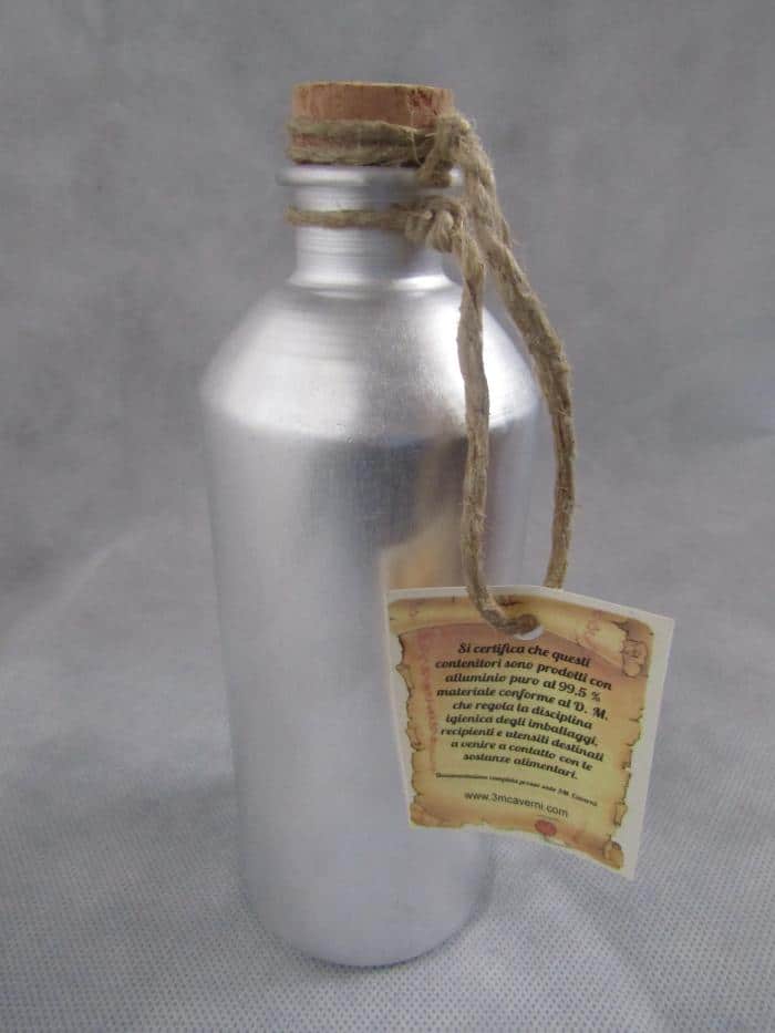 Borraccia Vintage Alimentare in Alluminio