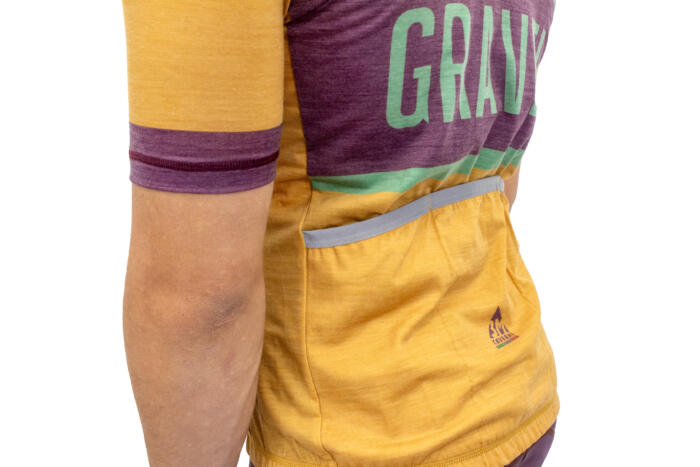 Maglia Gravel Lana Merinos Biscotto Zip Lunga - immagine 3
