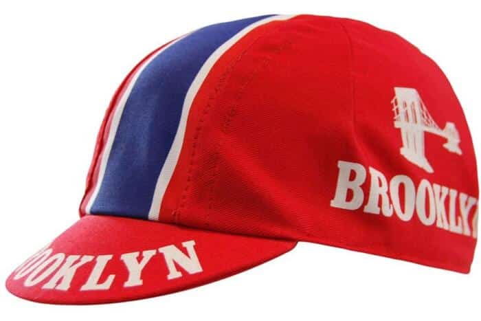 Cappellino Ciclismo vintage Estivo BROOKLYN rosso
