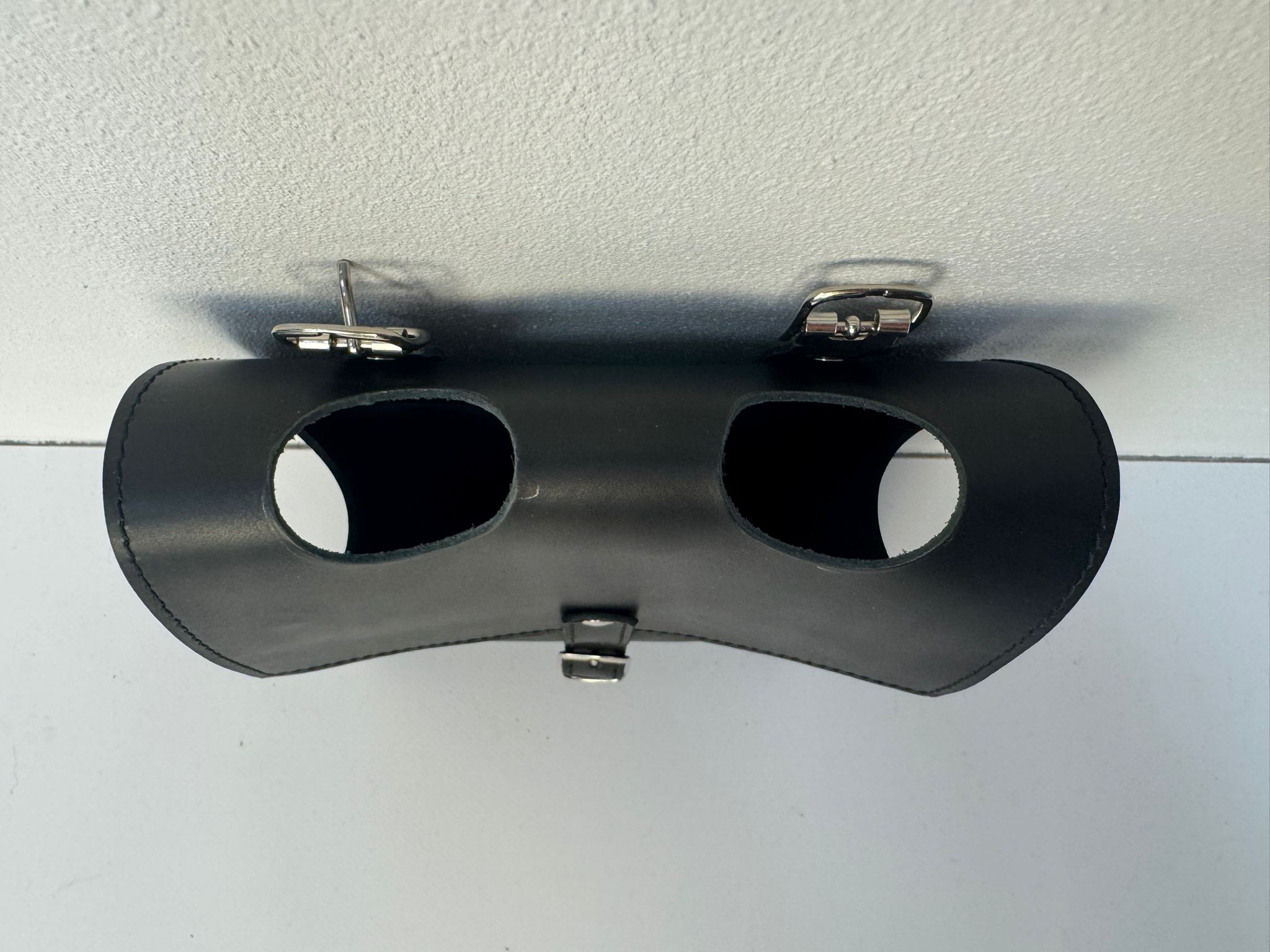 Borsina Portaborracce Artigianale Vintage in Pelle - immagine 3