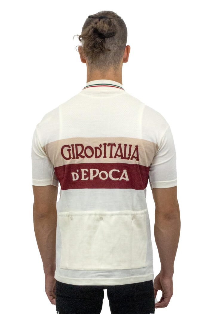MAGLIA LANA ANNI 70' GIRO D'ITALIA D'EPOCA PANNA - immagine 2